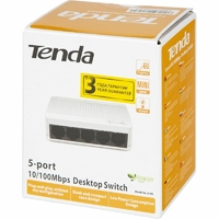 Коммутатор Tenda S105 5x100Mb неуправляемый