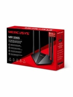 MERCUSYS MR1200G, AC1200 двухдиапазонный гигабитный, скрость до 867 Мбит/с на 5 ГГц и до 300 Мбит/с