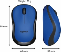 Мышь беспроводная Logitech M220 Silent Blue Wireless (910-004879/910-004896)
