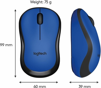 Мышь беспроводная Logitech M220 Silent Blue Wireless (910-004879/910-004896)