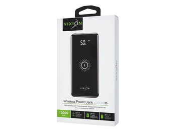 Беспроводное портативное зарядное устройство (Power Bank) VIXION PR-11 10000mAh (черный)