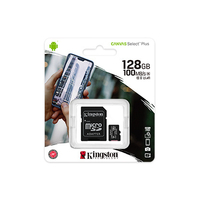 Карта памяти MicroSDHC 128GB Kingston Canvas Select Plus A1 100MB/s Class 10