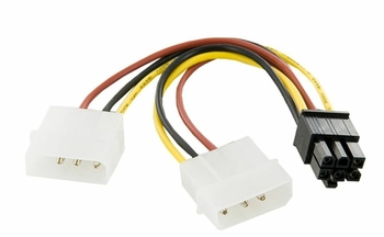 Переходник FinePower 6-pin - Molex x2