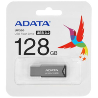 Накопитель USB 3.2 128Gb ADATA AUV350 (AUV350-128G-RWHGN) белый/зеленый