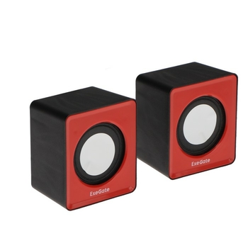 Колонки 2.0 Exegate (EX289920RUS) Disco 140 Red, 6W, USB