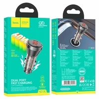 АЗУ HOCO NZ12 (2-USB/36W) + Micro USB (1м) (черный)