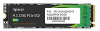 SSD M.2 512GB Apacer AS2280P4X AP512GAS2280P4X-1(PCIe Gen3x4, 2100/1500 MB/s, 3D NAND, NVMe, RTL, 35
