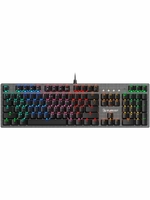 Клавиатура A4Tech Bloody B810R NetBee игровая, механическая, мультимедиа, подсветка, USB, чёрный