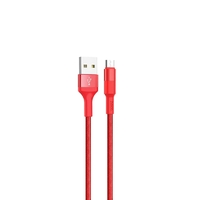 Кабель USB HOCO (X26) microUSB Xpress (1м) (красный)