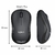 Мышь беспроводная Logitech M220 Silent Charcoal (Black) Wireless (910-004878)