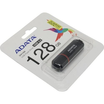 Накопитель USB 3.2 128Gb ADATA UV150 (AUV150-128G-RBK)  черный