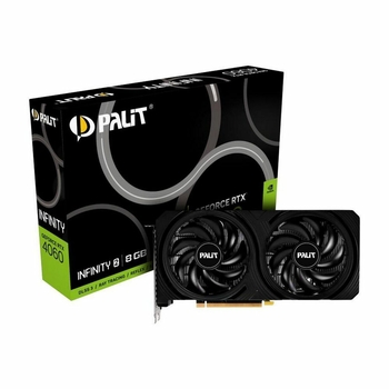 Видеокарта Palit Nvidia GeForce RTX4060 Infinity 2 (NE64060019P1-1070L) GDDR6 128bit 3xDP HDMI 2Fan