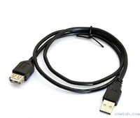 Кабель DeTech  USB 2.0 AM-AF 3M