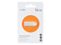 Накопитель USB Flash 16GB 2.0 VIXION Zinc Alloy (серебро)