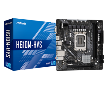 Материнская плата AsRock H610M-HVS DDR4 soc1700