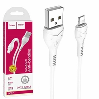 Кабель USB HOCO (X37) для iPhone Lightning 8 pin (1м) (белый)