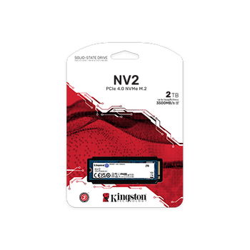 SSD Kingston NV2 (SNV2S/2000G) 2000GB, M.2(22x80mm), NVMe, PCIe 4.0 x4, 3D TLC, R/W 3500/2800MB/s, T