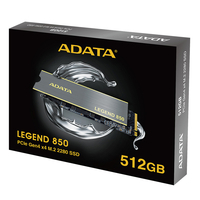 Накопитель SSD (M.2 2280) (NVMe) ADATA 512Gb Legend 850 (ALEG-850-512GCS)