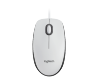 Мышь Logitech Mouse M100 USB White Ret