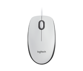 Мышь Logitech Mouse M100 USB White Ret