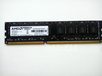 Модуль памяти AMD R538G1601U2S-UO black DDR3 - 8Гб 1600, DIMM, OEM