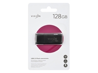 Накопитель USB Flash 128GB 2.0 VIXION Shark Eyes (черный)