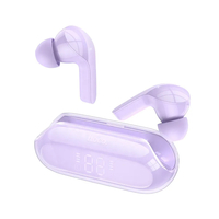 Беспроводные наушники Bluetooth Hoco EW39 (TWS, вакуумные) Фиолетовый