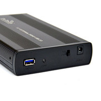 Внешний корпус для SSD AgeStar 3UBNF5C (Black) USB 3.1 Type-C M.2 NGFF (B-key), алюминий, черный