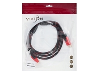 Кабель VIXION CAB38 HDMI (M) - HDMI (M) 1.5m (черный)